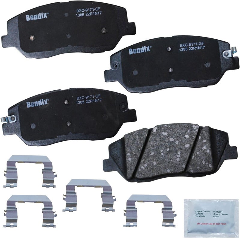 Bendix Priority1 CFC1385 Ceramic Front Brake Pads for Kia Borrego 2011-2009 - Image 1